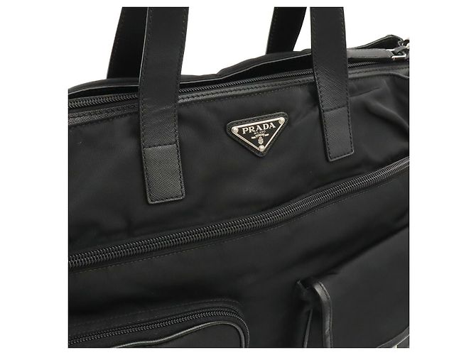 Pasta Prada em Nylon Preto - vista 9