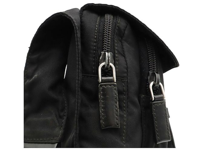 Borsa a tracolla Prada con logo triangolare Nero - vista 5
