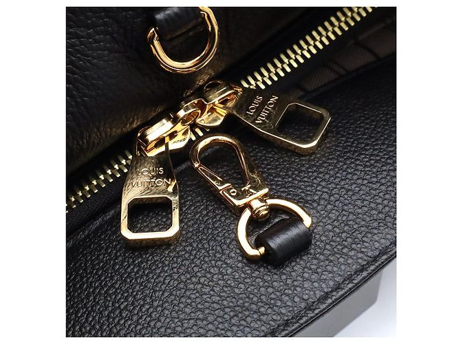 Borsa Louis Vuitton Montaigne MM Nero - vista 7