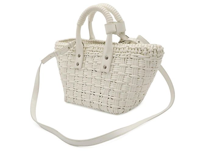 Balenciaga Bistro Handtasche Weiß - Ansicht 2