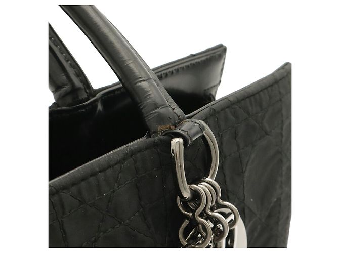 Autre Marque Borsa Dior Lady Dior Cannage Nero - vista 6