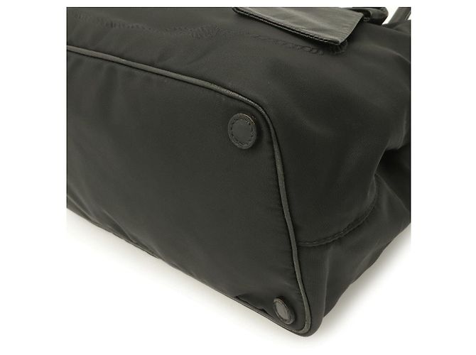 Prada Jacquard-Handtasche mit Schleifen-Logo Schwarz - Ansicht 3