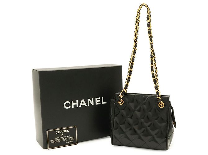Borsa a tracolla Chanel Matelassé con catena Nero - vista 9