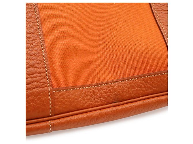 Hermès Borsa Hermes Garden Party Tote Arancione - vista 8