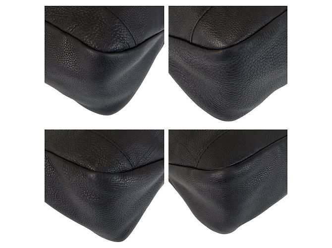 Gucci Leder-Tote-Bag Schwarz - Ansicht 3