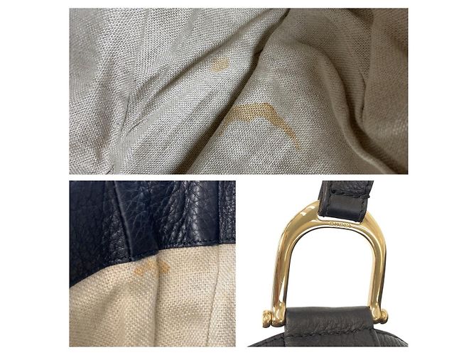 Gucci Leder-Tote-Bag Schwarz - Ansicht 5