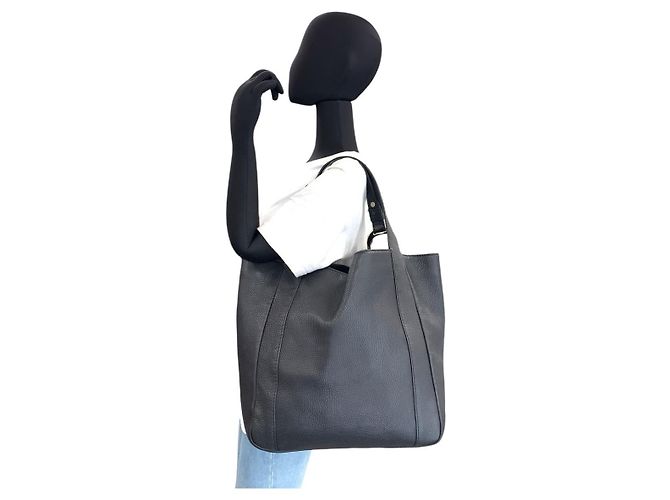 Gucci Leder-Tote-Bag Schwarz - Ansicht 6