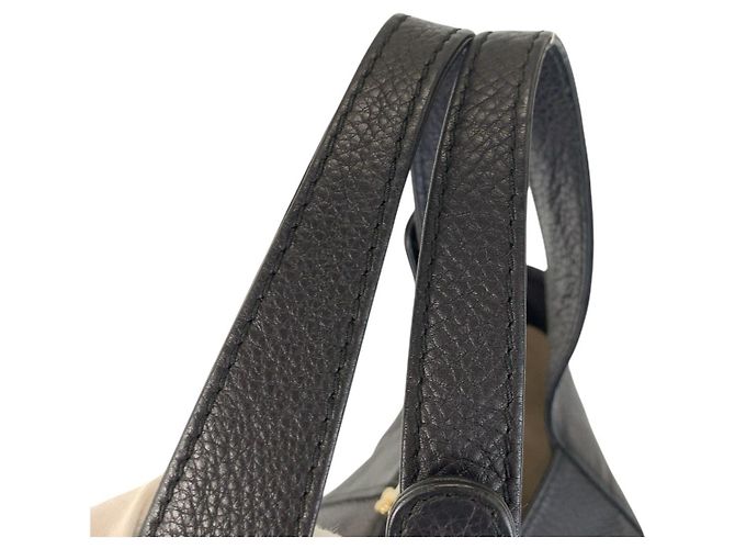 Gucci Leder-Tote-Bag Schwarz - Ansicht 8
