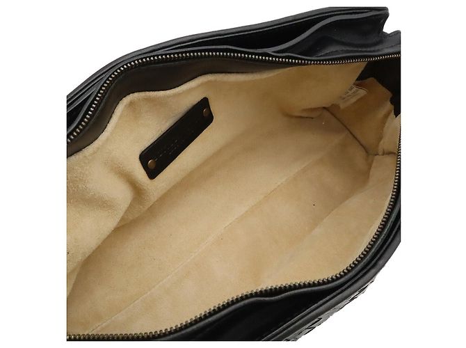 Borsa a tracolla Bottega Veneta Intrecciato Nero - vista 7