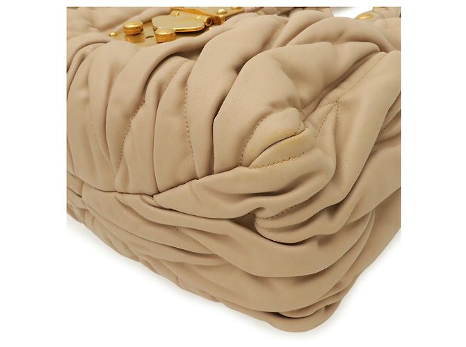 Borsa Miu Miu Matelassé Gather Rosa - vista 3