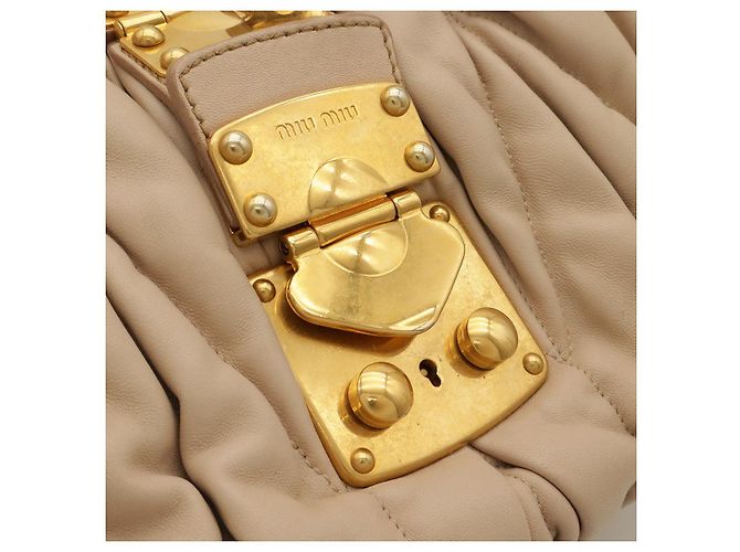 Borsa Miu Miu Matelassé Gather Rosa - vista 5