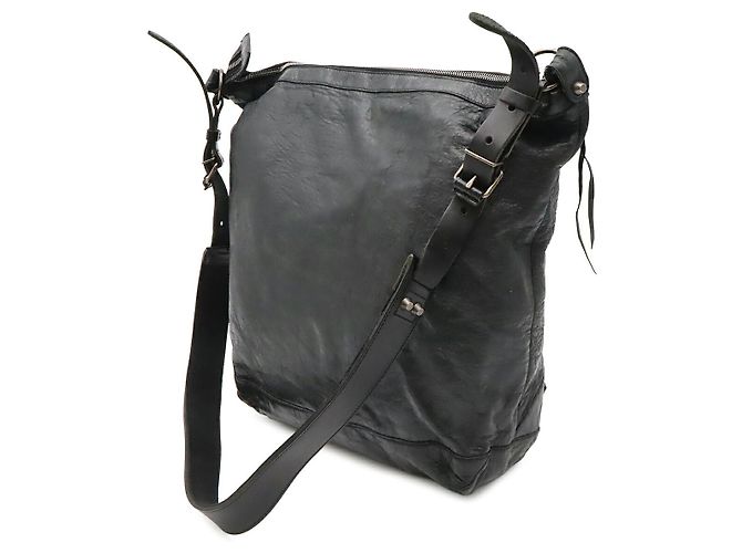Borsa a tracolla Balenciaga The Mens Day Nero - vista 2
