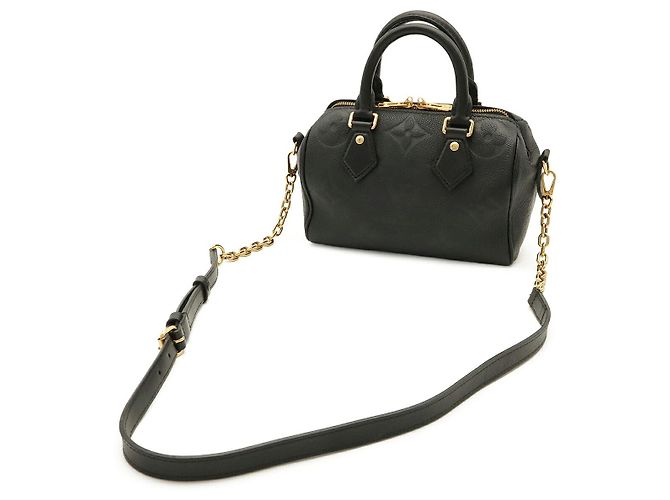 Borsa Louis Vuitton Speedy Bandouliere 20 Nero - vista 2