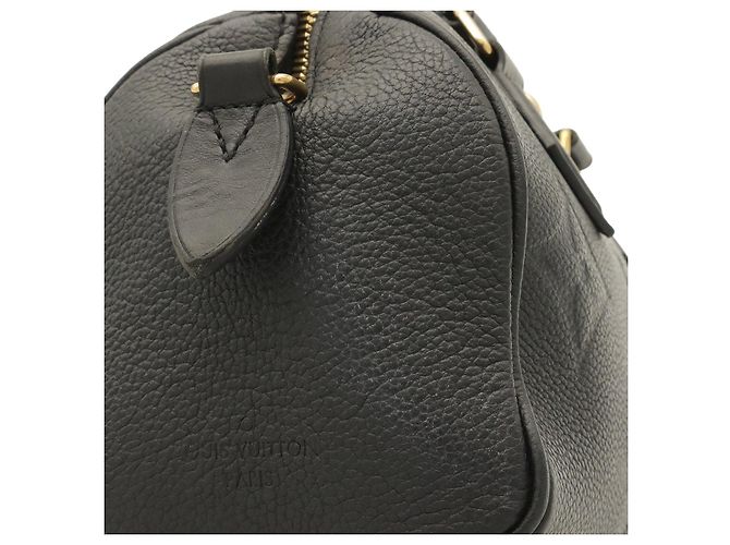 Borsa Louis Vuitton Speedy Bandouliere 20 Nero - vista 4
