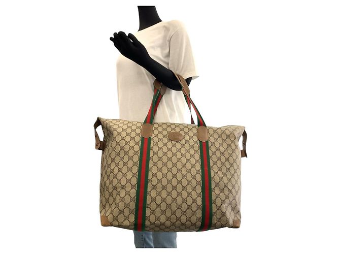 Borsa da viaggio Gucci Boston Multicolore - vista 7