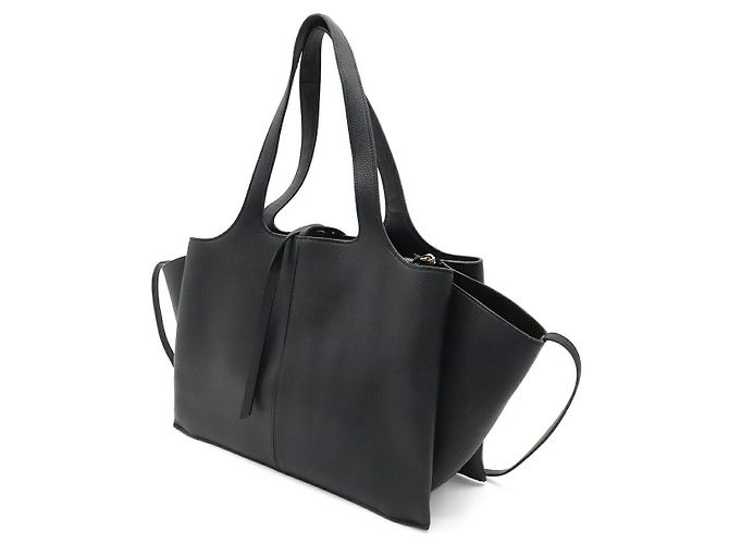 Edge Céline Celine Tri-Fold Tote Bag Schwarz - Ansicht 2