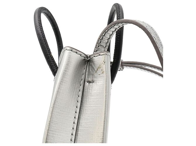 Borsa crossbody porta telefono Balenciaga Argento Metallico - vista 7