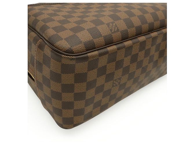 Borsa Vanity Bowling Louis Vuitton Damier Deauville Marrone - vista 3