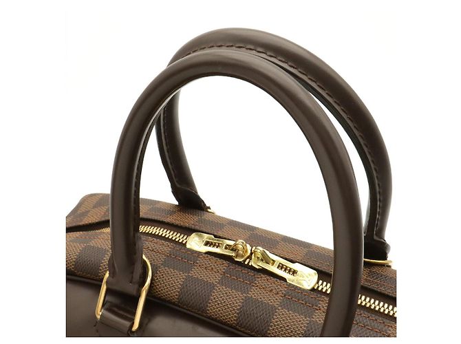 Borsa Vanity Bowling Louis Vuitton Damier Deauville Marrone - vista 4