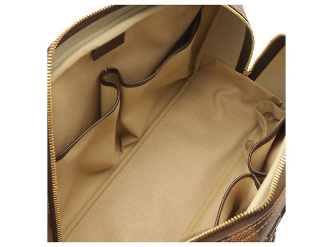 Borsa Vanity Bowling Louis Vuitton Damier Deauville Marrone - vista 6