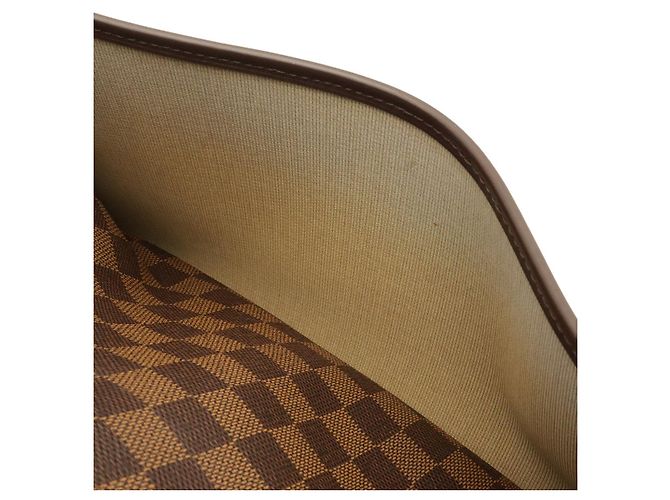 Borsa Vanity Bowling Louis Vuitton Damier Deauville Marrone - vista 9