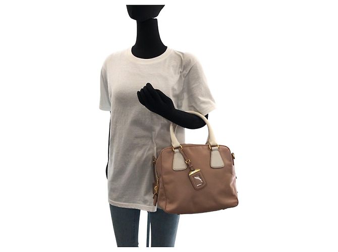 Prada Saffiano Schultertasche Mehrfarben - Ansicht 3