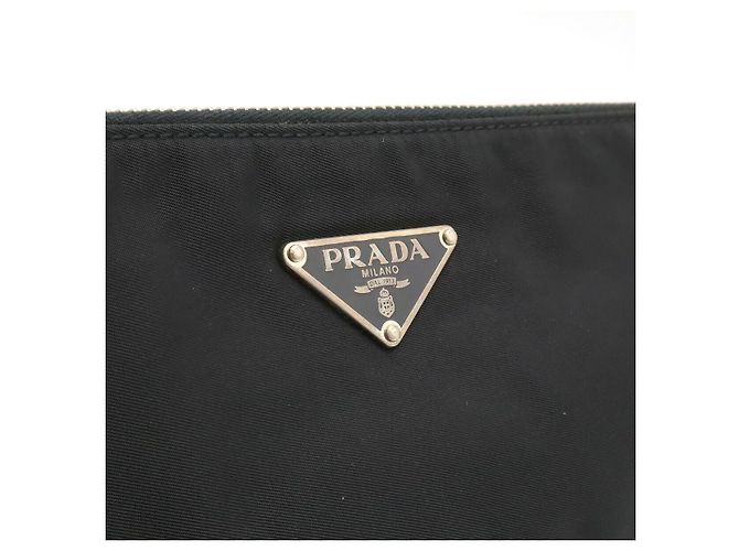 Bolsa de Ombro Prada Tessuto Light Preto - vista 8