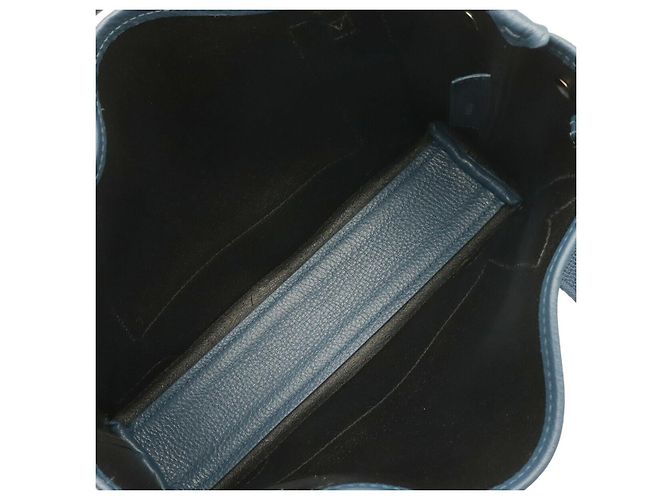 Borsa Balenciaga Logo Blu - vista 6