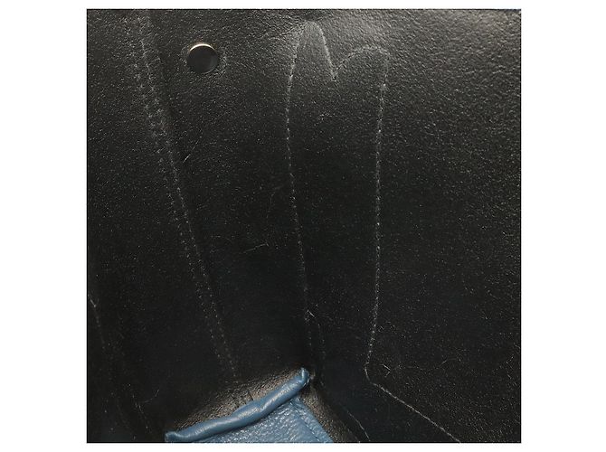 Borsa Balenciaga Logo Blu - vista 7