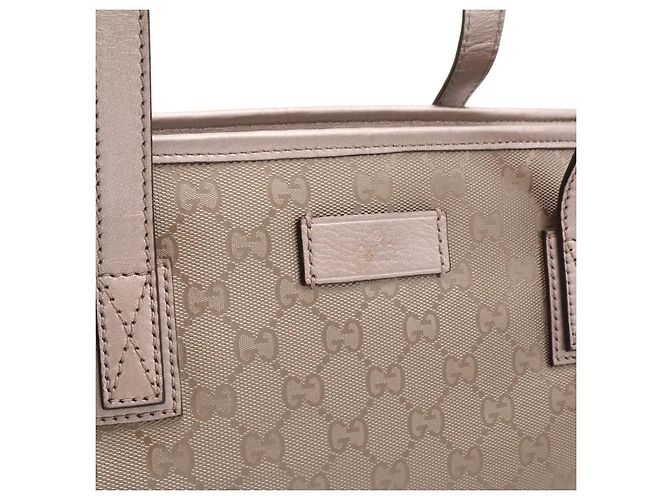 Borsa Tote Gucci GG Stampata Rosa - vista 8