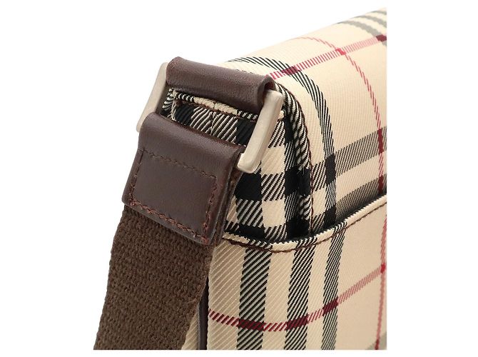 Burberry Nova Check Schultertasche Braun Beige - Ansicht 6