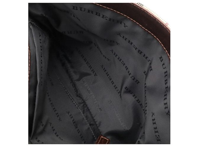 Burberry Nova Check Schultertasche Braun Beige - Ansicht 8