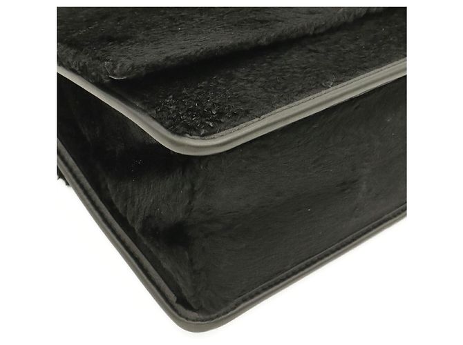 Fendi F-Logo Klapphandtasche Schwarz - Ansicht 3