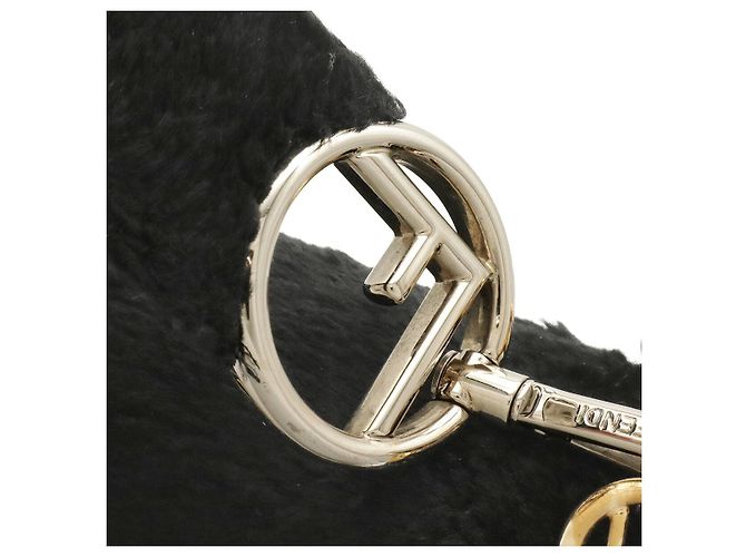 Fendi F-Logo Klapphandtasche Schwarz - Ansicht 4