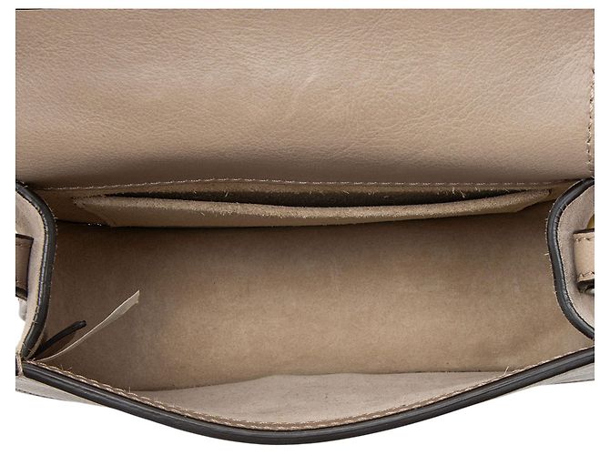 Chloé Borsa polso Nile Small in pelle di vitello scamosciata Chloe Grigio - vista 7