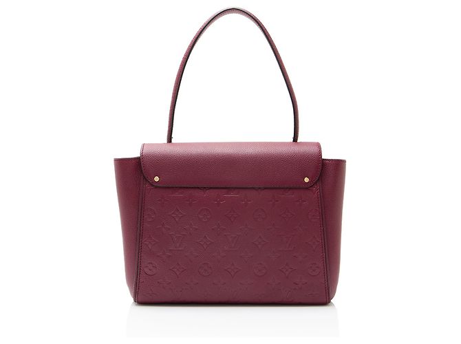 Borsa Satchel Trocadero Monogram Empreinte Louis Vuitton Rosso - vista 3
