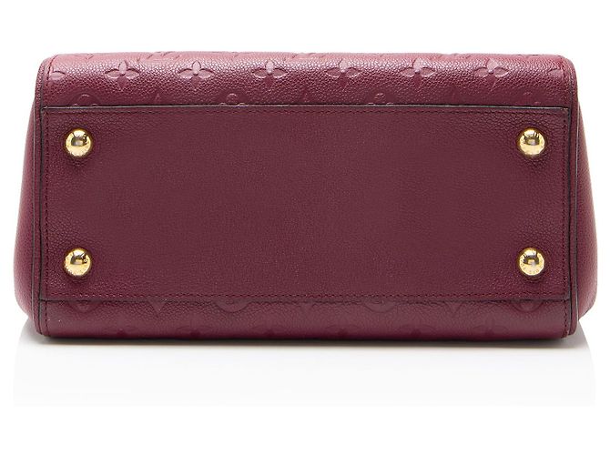 Borsa Satchel Trocadero Monogram Empreinte Louis Vuitton Rosso - vista 4