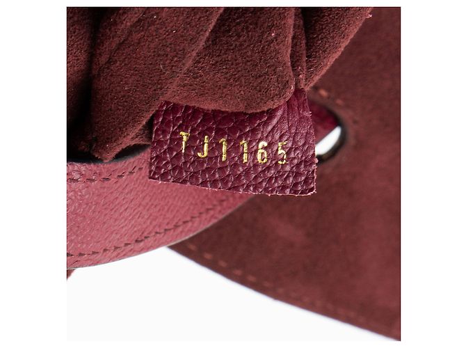 Borsa Satchel Trocadero Monogram Empreinte Louis Vuitton Rosso - vista 6
