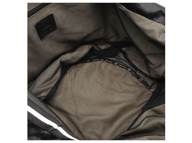 Borsa da viaggio Boston Chanel Sports Line Nero - vista 6