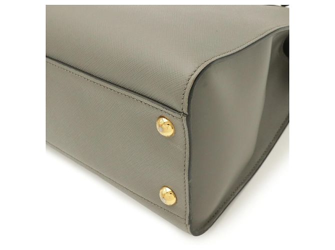 Borsa Tote Prada Saffiano Grigia Grigio - vista 3