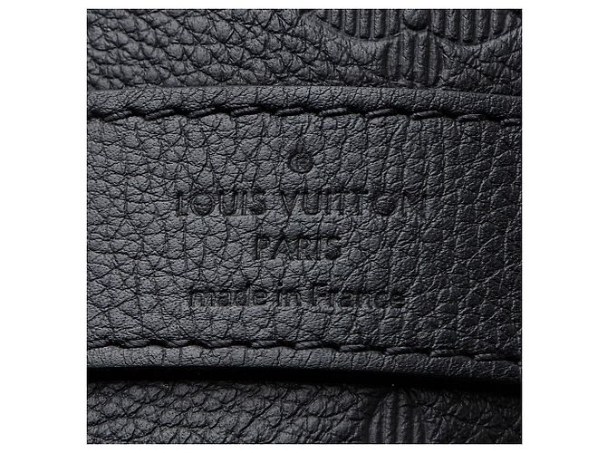 Louis Vuitton Monogram Shadow Keepall Bandouliere 50 Duffle Nero - vista 7