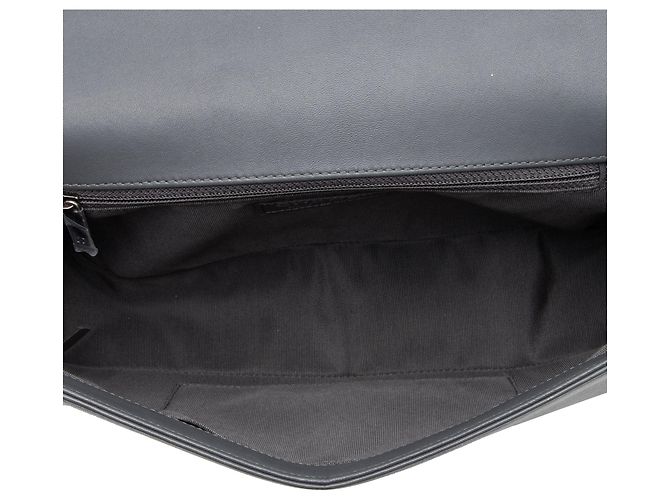 Chanel Boy Bag New Medium aus Lammleder Grau - Ansicht 7