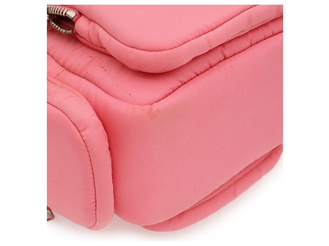 Sac à main Prada Triangle Logo Rose - vue 3