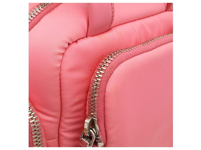 Sac à main Prada Triangle Logo Rose - vue 9