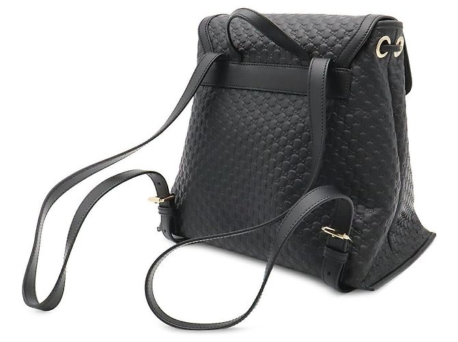 Gucci Micro Guccissima Rucksack Schwarz - Ansicht 2