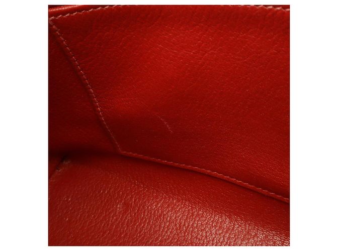 Hermès Hermes Berlango PM Schultertasche Rot - Ansicht 7