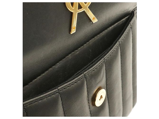 Autre Marque Yves Saint Laurent Vicky Shoulder Bag Black - view 9