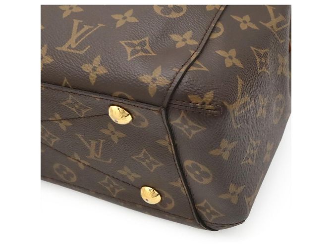 Borsa Louis Vuitton Montaigne MM Marrone - vista 3