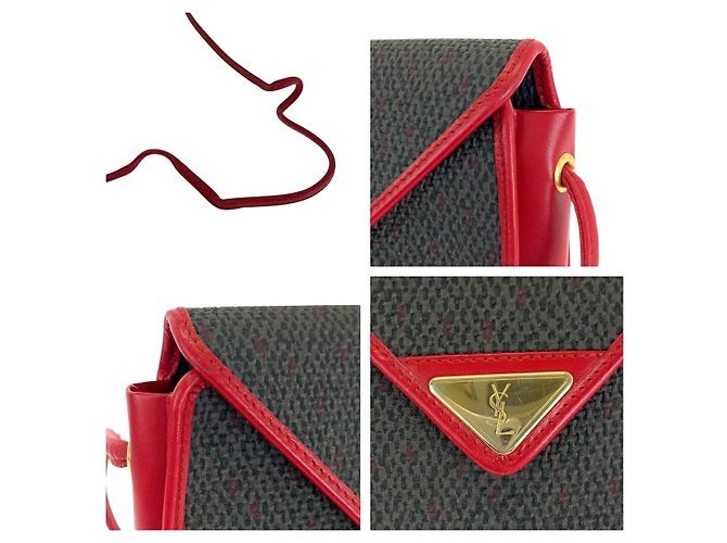 Autre Marque Borsa a tracolla Yves Saint Laurent YSL Logo Multicolore - vista 5