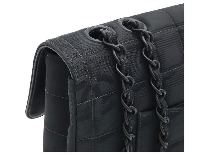 Borsa a Tracolla con Catena Chanel New Travel Line Nero - vista 4